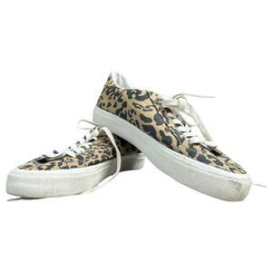 Madewell Leopard Print Sneaker Fashion Shoes Women's Size 7.5 US